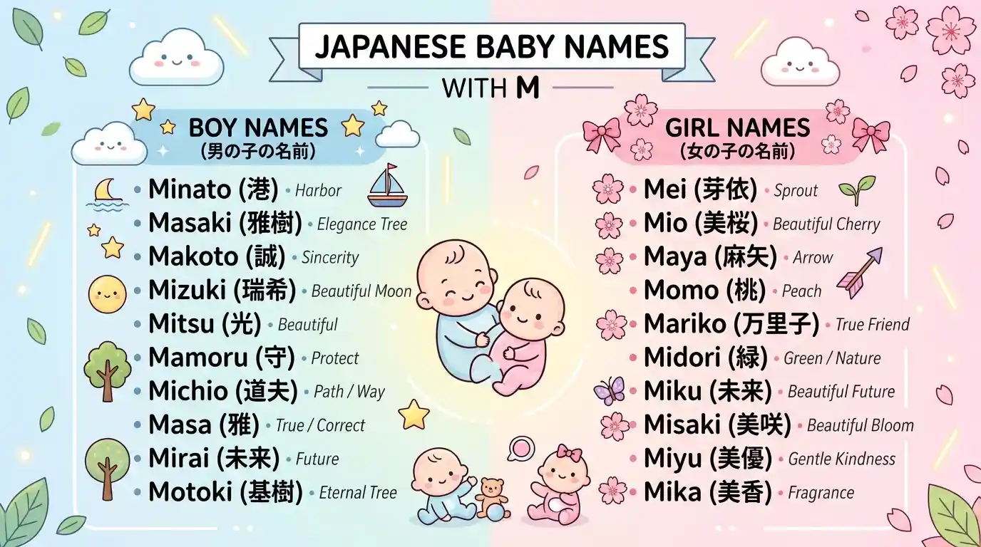Japanese-Baby-Names-With-M