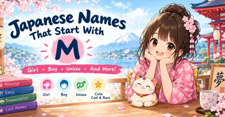 japanese names that start with m