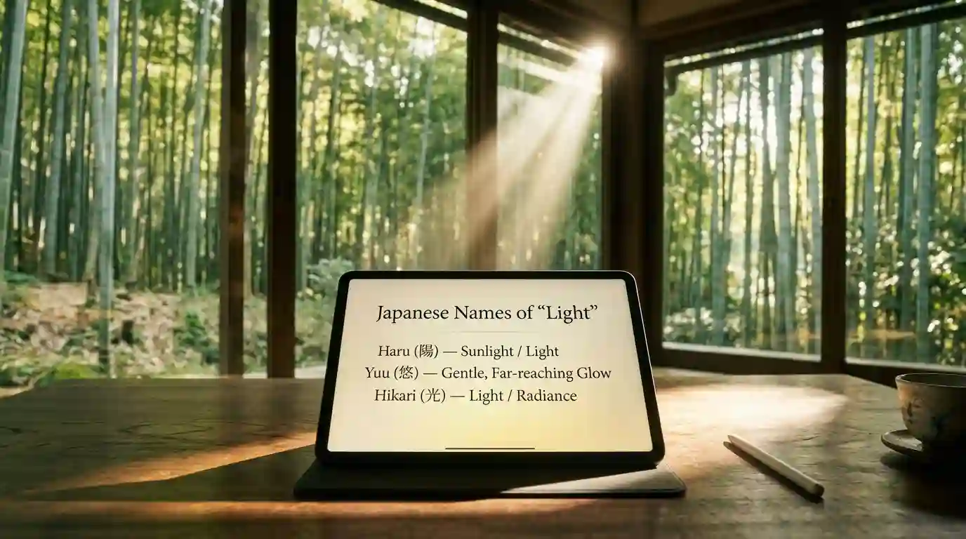 Japanese-Names-That-Mean-Light